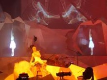 transparent projection film for theatre